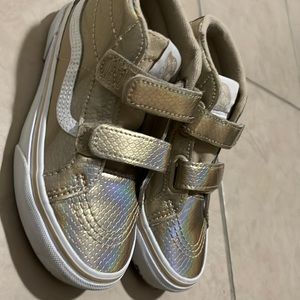 Vans Kids Gold Velcro High Top